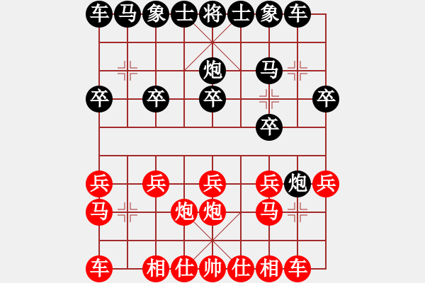 象棋棋谱图片：飞刀浪子(9段)-和-龙江新秀(4段) - 步数：10 