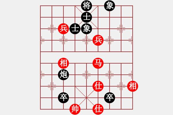 象棋棋譜圖片：謝文東(6段)-和-我輸哦也(7段) - 步數(shù)：100 