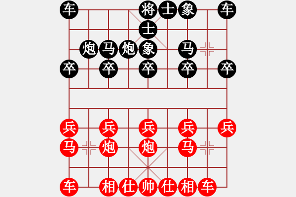 象棋棋譜圖片：柴溝第六　先勝　亮玉　20100114下午H - 步數(shù)：10 