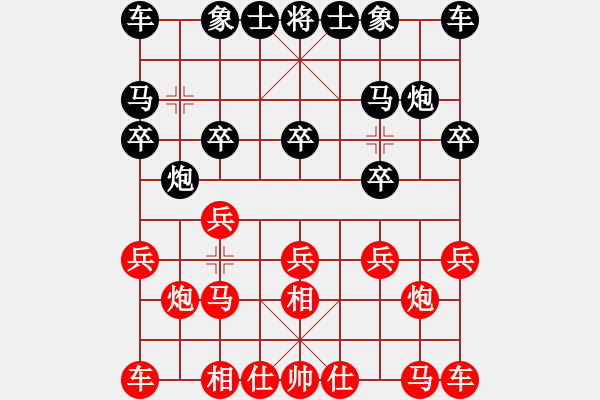 象棋棋譜圖片：貫豪鞋業(yè) 海壽布鞋[1760111015] -VS- 筱藝[2861149990] - 步數(shù)：10 