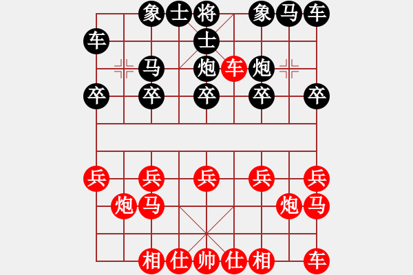 象棋棋譜圖片：暖心 [630126204] -VS- 橫才俊儒[292832991] - 步數(shù)：10 