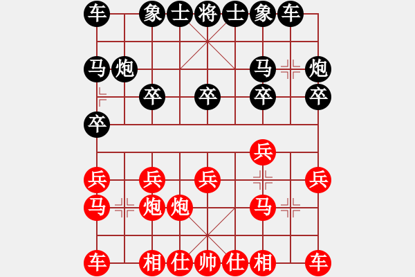 象棋棋譜圖片：江南才子(9段)-和-朝暉(無上) - 步數(shù)：10 