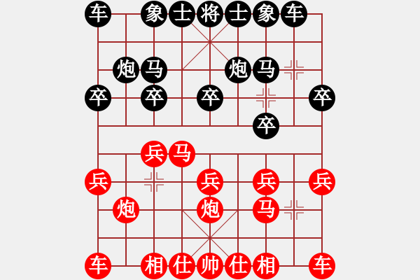 象棋棋譜圖片：北方快劍[2447610435] -VS- 聽海逐云[29168878] - 步數(shù)：10 