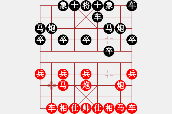 象棋棋譜圖片：將族(月將)-負(fù)-弈海沉浮(1段) - 步數(shù)：10 