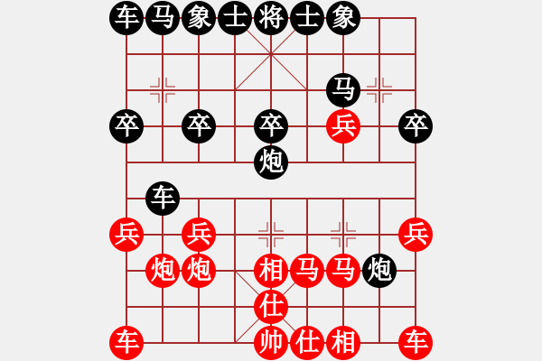 象棋棋譜圖片：Music[345045260]勝 小逸[604113945] - 步數(shù)：20 