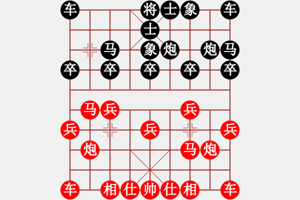 象棋棋譜圖片：昆侖 勝 V業(yè)九一 E04 仙人指路對士角炮或過宮炮 - 步數(shù)：10 