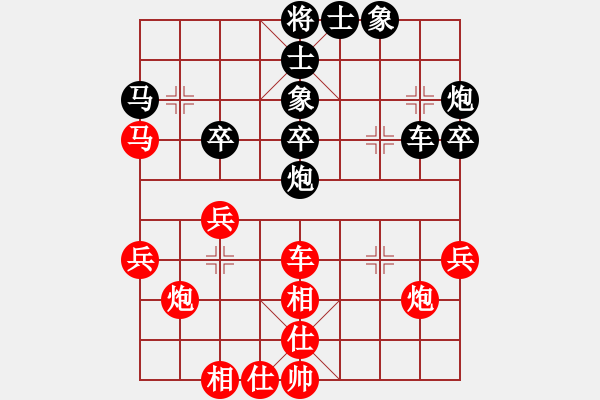 象棋棋譜圖片：神劍門(mén)感悟(8段)-負(fù)-二核旋風(fēng)炮(8段) - 步數(shù)：40 