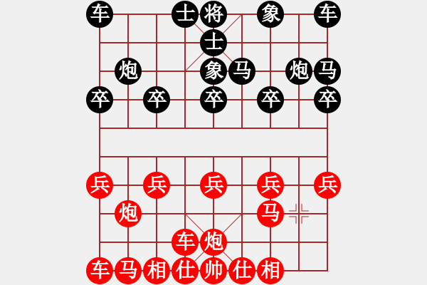 象棋棋譜圖片：ǒ愛妳①輩孓[38570891] - 弈天棋緣秋雨夜[-] - 2009-02-22 1152 - 步數(shù)：10 