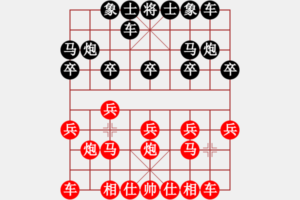 象棋棋譜圖片：sunyuhuan(5r)-和-白兔白(4r) - 步數(shù)：10 