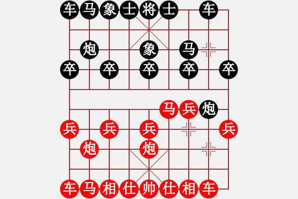 象棋棋譜圖片：傾城小萌（業(yè)6-1）先勝當(dāng)幸福來（業(yè)6-1）201803311234.pgn - 步數(shù)：10 