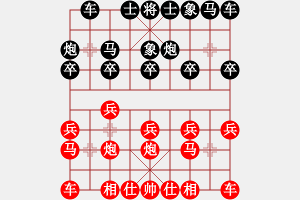 象棋棋譜圖片：home123[1954302378] -VS- 伊可人[963125967] - 步數(shù)：10 