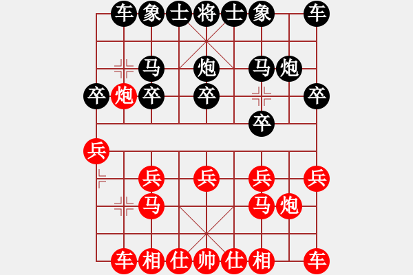 象棋棋譜圖片：11249局 A08-邊兵局-小蟲引擎24層 紅先勝 旋九專雙核-大師 - 步數(shù)：10 