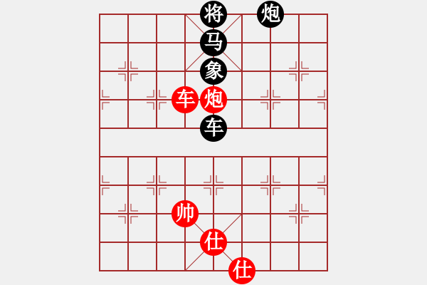 象棋棋譜圖片：中炮七路馬對(duì)屏風(fēng)馬 紅進(jìn)中兵【7】 - 步數(shù)：120 