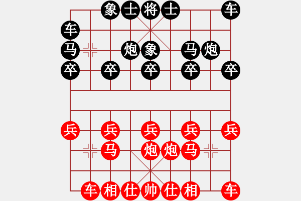 象棋棋譜圖片：天衣ぷ行客[紅] -VS- 玩的就是樂和[黑] - 步數(shù)：10 