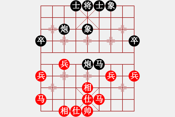 象棋棋譜圖片：勇闖天涯[1245153842] -VS- 橫才俊儒[292832991] - 步數(shù)：40 