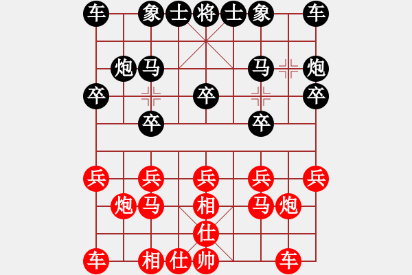 象棋棋譜圖片：2022.1.30.12JJ五分鐘后勝起馬局 - 步數(shù)：10 