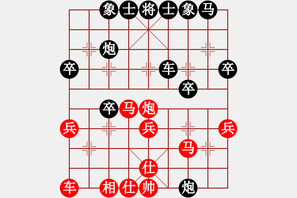 象棋棋譜圖片：2019.6.23.1十分鐘后勝大將軍8-1 - 步數(shù)：30 