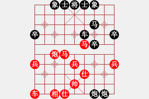 象棋棋譜圖片：2019.6.23.1十分鐘后勝大將軍8-1 - 步數(shù)：40 