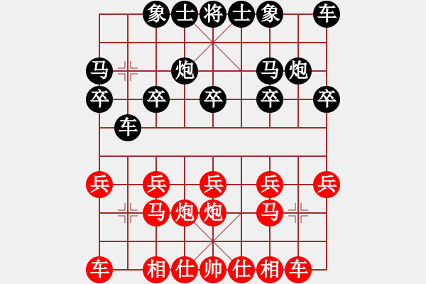 象棋棋譜圖片：gaojianguo650318[紅] -VS- a-1505[黑] - 步數(shù)：10 