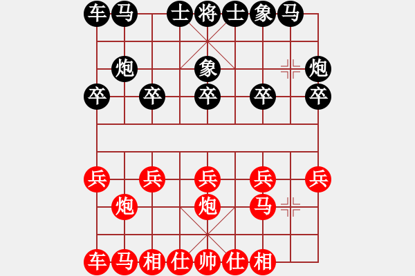 象棋棋譜圖片：肥豬豬(4段)-和-cyzhy(5段) - 步數(shù)：10 