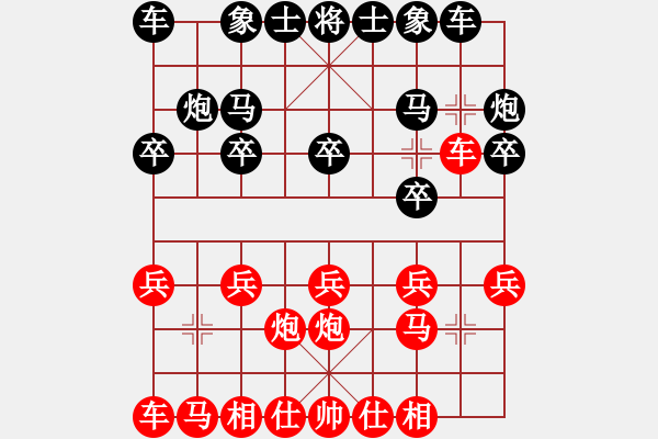象棋棋谱图片：联众精彩对局（224.chn） - 步数：10 