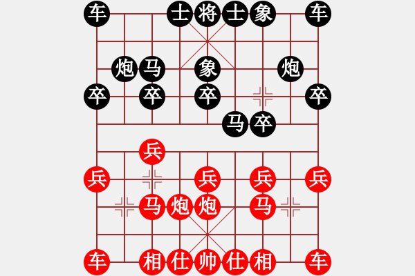 象棋棋譜圖片：【39】王躍飛 勝 胡慶陽(yáng) - 步數(shù)：10 