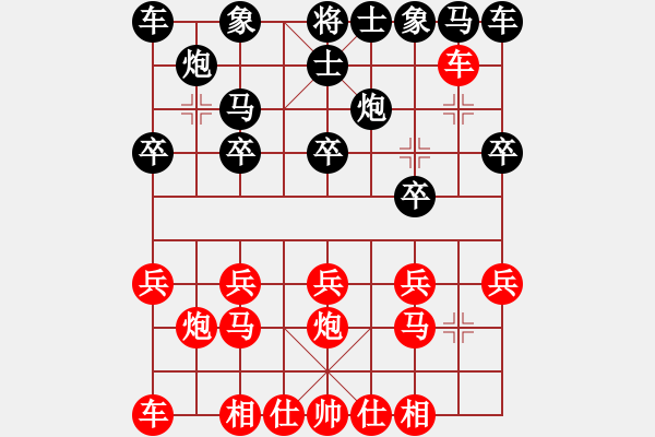 象棋棋谱图片：张国凤 先和 单霞丽 - 步数：10 