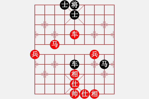 象棋棋譜圖片：中炮巡河炮對(duì)屏風(fēng)馬3 - 步數(shù)：79 