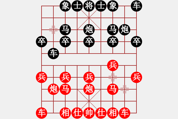 象棋棋譜圖片：米總先勝小?！獋€人交流賽第二局 - 步數：10 