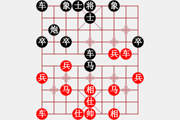 象棋棋譜圖片：《天天象棋棋王海選賽》Sihwa先負(fù)太守棋狂 - 步數(shù)：30 