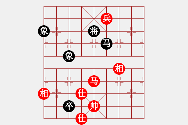 象棋棋譜圖片：殺你沒商量(8級(jí))-和-北極(6級(jí)) - 步數(shù)：190 