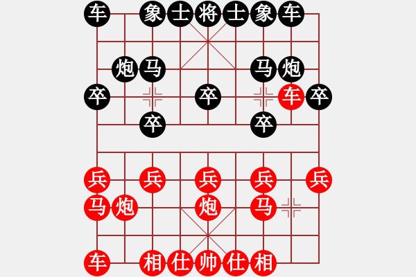 象棋棋谱图片：张国凤 先和 左文静 - 步数：10 