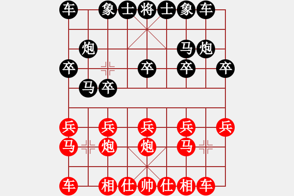 象棋棋譜圖片：朱劍秋 先負(fù) 楊官璘 - 步數(shù)：10 