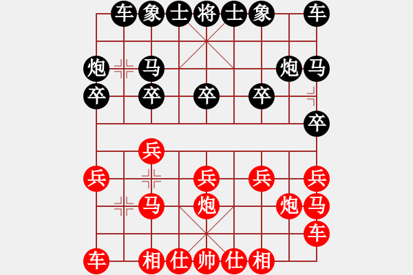 象棋棋譜圖片：1403 開灤謝業(yè)枧 負(fù) 沈陽(yáng)金 波 08象棋甲級(jí)聯(lián)賽第十四輪03 - 步數(shù)：10 