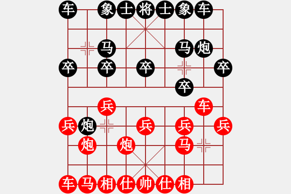 象棋棋譜圖片：孫富民 先和 王志鵬 - 步數(shù)：10 