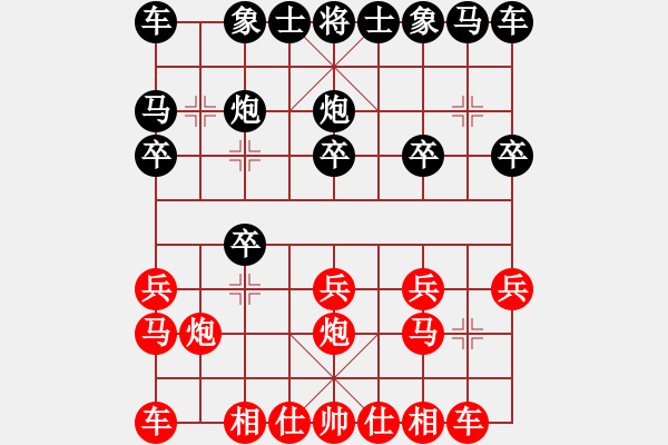 象棋棋譜圖片：潘磊先勝楊揚 - 步數(shù)：10 