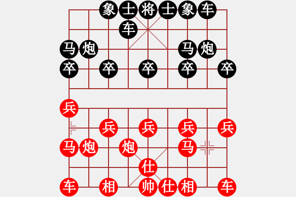 象棋棋譜圖片：150312 第六輪 第二臺(tái) 李家慶 (雪) 和 姚威和 (森) - 步數(shù)：10 