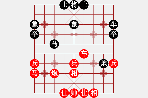 象棋棋譜圖片：雪兒姑娘(9段)-勝-班門弄錘(2段) - 步數(shù)：40 