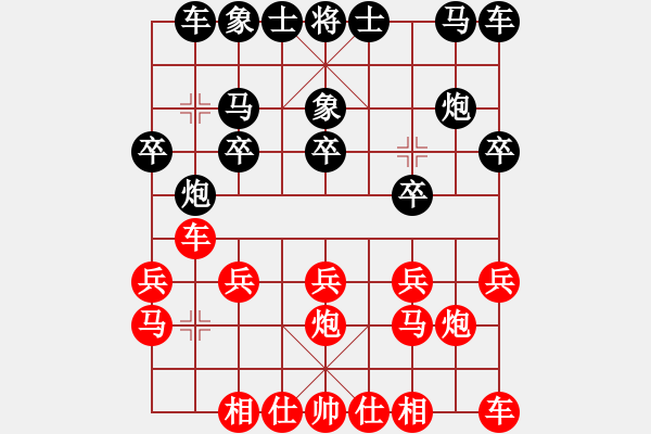 象棋棋譜圖片：1098局 B00- 中炮局-龐統(tǒng)(2250) 先負(fù) 小蟲引擎23層(2763) - 步數(shù)：10 