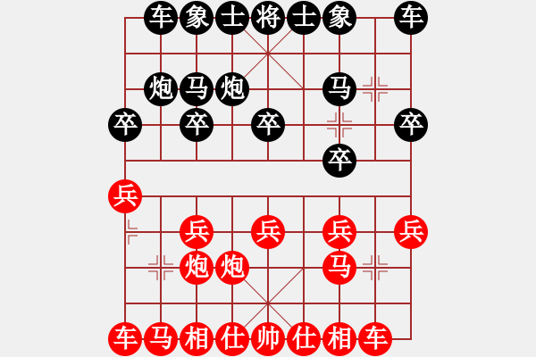 象棋棋譜圖片：趙順心 先和 劉克非 - 步數(shù)：10 