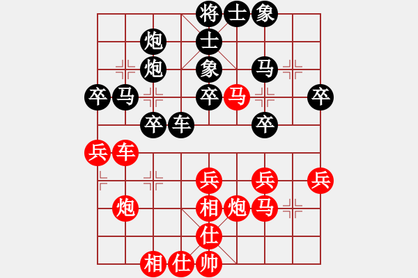 象棋棋譜圖片：古交隊(duì) 葛永強(qiáng) 先勝 杏花嶺區(qū)一隊(duì) 劉晉玉 - 步數(shù)：50 