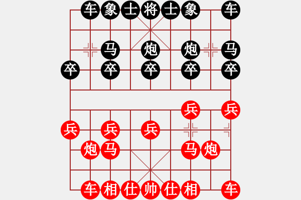 象棋棋谱图片：第八轮 陕西李小龙 先和 敦煌宋长海 - 步数：10 