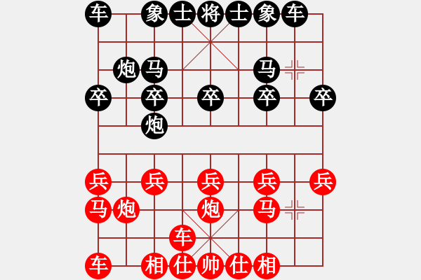 象棋棋譜圖片：橫才俊儒 -VS- 人生無(wú)奈[827761769] - 步數(shù)：10 