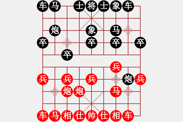 象棋棋譜圖片：戒色(5段)-勝-飛天神舟(3段) - 步數(shù)：10 