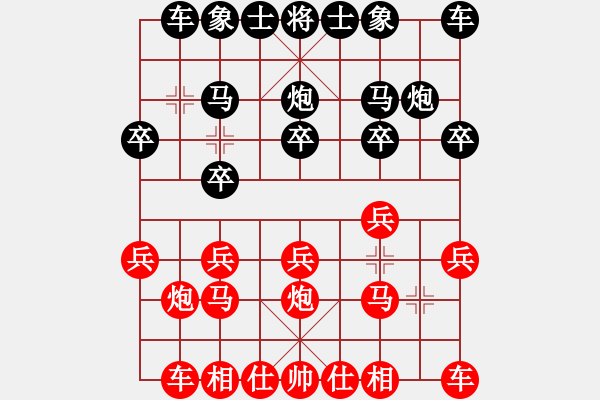 象棋棋譜圖片：心靈之窗(北斗)-勝-天子登基(天罡) - 步數(shù)：10 