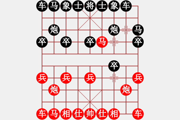 象棋棋譜圖片：羅作義 負(fù) 劉俊 - 步數(shù)：10 