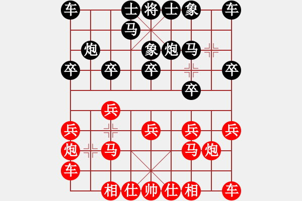 象棋棋譜圖片：1148局 E02-仙人指路進(jìn)右馬對(duì)飛象-旋風(fēng)九專雙核 紅先負(fù) 小蟲引擎25層 - 步數(shù)：10 