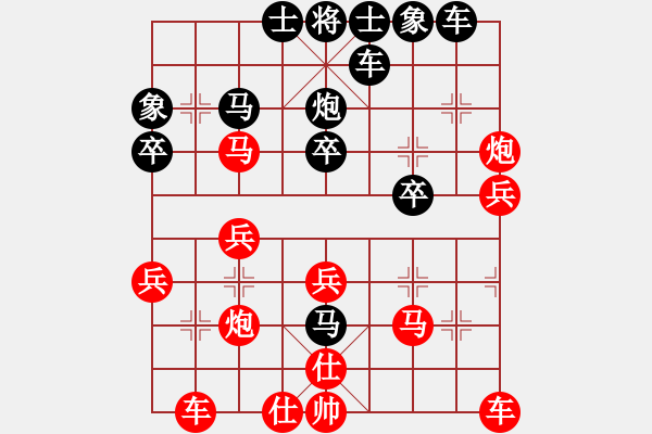 象棋棋譜圖片：夏之天[1148626305] -VS- 橫才俊儒[292832991] - 步數(shù)：28 