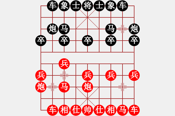 象棋棋譜圖片：過(guò)往云煙(9星)-和-學(xué)生妹(9星) - 步數(shù)：10 