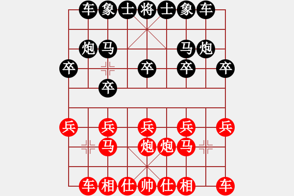 象棋棋譜圖片：錦州黃帽(7段)-負(fù)-躍馬揚(yáng)冬雪(9段) - 步數(shù)：10 